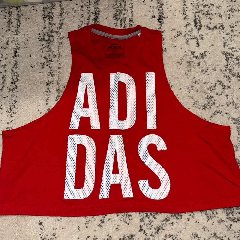 Adidas crop top small